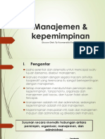 Manajemen & Kepemimpinan