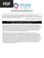 Download Strengthening Our Common Security by Investing in Our Common Humanity by Barack Obama SN6245759 doc pdf