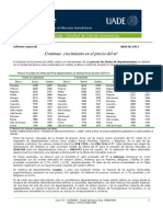 (11-04) Precios de Departamentos - Enero 2011 (Informes UADE)