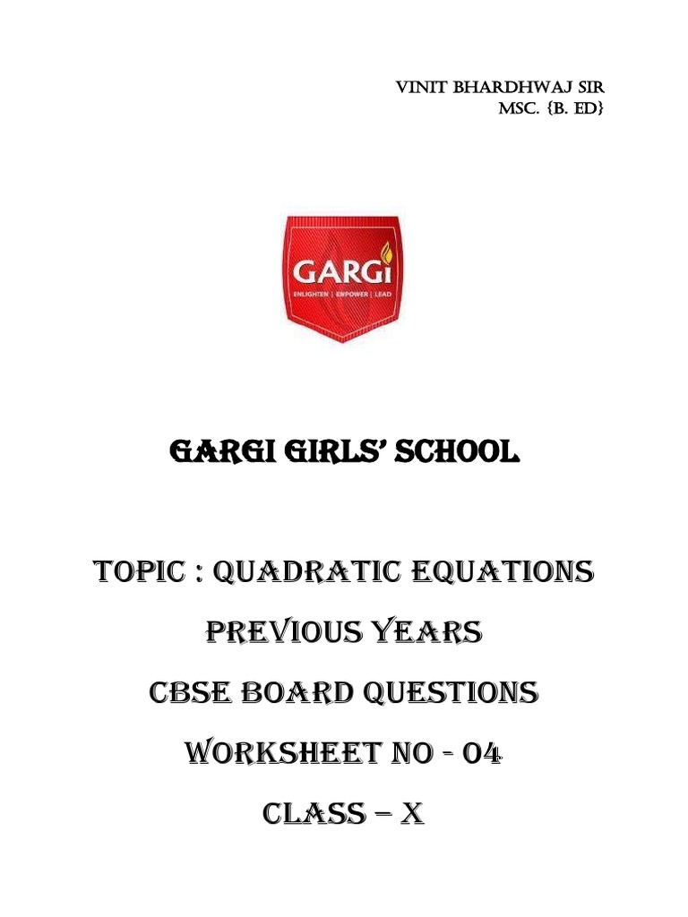 quadratic-equations-worksheet-with-30-practice-problems-on-various