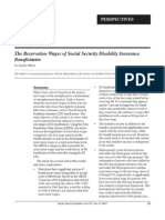 The Reservation Wages of Social Security Disability Insurance Beneficiaries