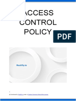 Access Control Policy