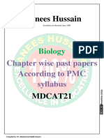 Chapterwise Past Papers of MDCAT