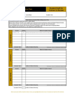 Fillable Course Plan For Students