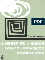 Thorleif Boman - A Héber És A - Görög Gondolkodásmód