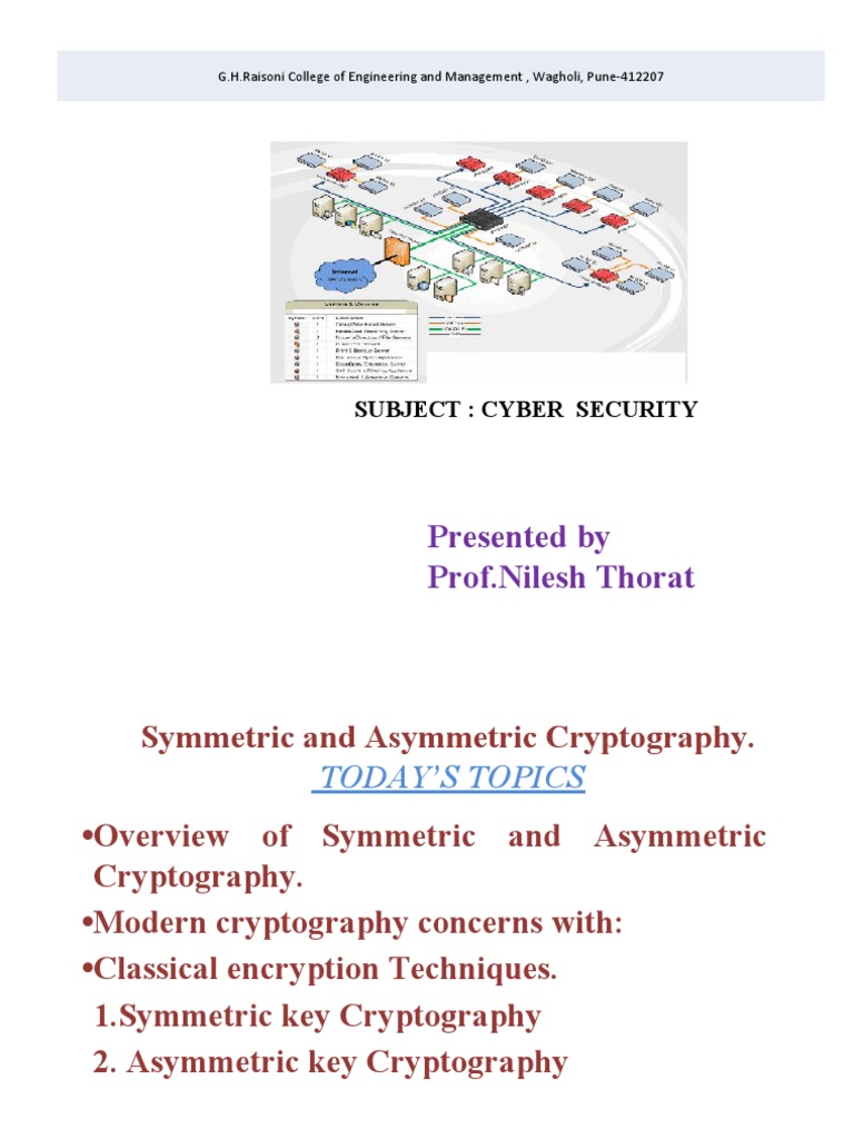 An Overview of Symmetric and Asymmetric Cryptography | PDF ...