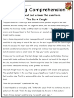 Dark Knight Worksheet