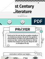 Week 7 - Application of Literary Text