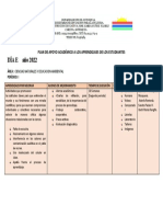 Plan de Mejoramiento Dia e - 2022