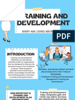TRAINING AND DEVELOPMENT by MARY-AM L. ABONALLA