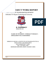 Hospital Report on Rheumatoid Arthritis Treatment