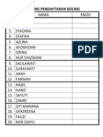 Pendaftaran Boling 2022 SMKPN