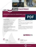 Easymax: Béton Pour Pieux en Consistance S5 Et D Max 8 MM