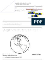 Prueba de Historia y Geografía