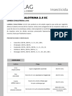 51 FTC Lambda Cihalotrina 2.5 Ec CR SV GT HN Ni