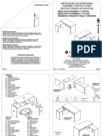 Mesa 1 gaveta instruções