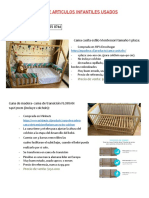 Venta de Articulos Infantiles Usados