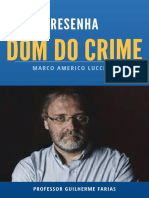 Resenha O Dom Do Crime - Marco Lucchesi - Professor Guilherme Farias