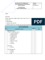 Daftar Tilik Kala Ii