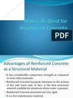 Materials For Reinforced Concrete