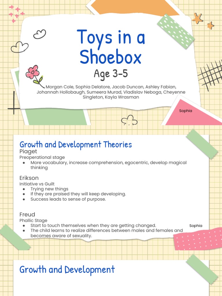 toys in a shoebox ages 35 PDF Psychology Behavioural Sciences