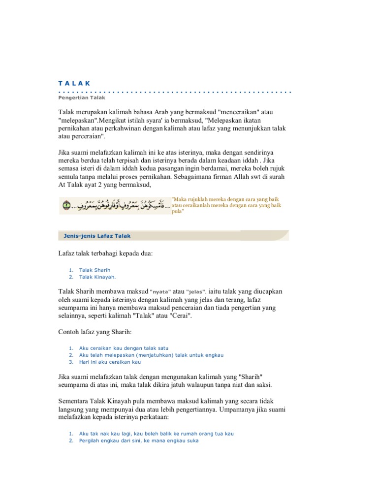 Talak Pdf