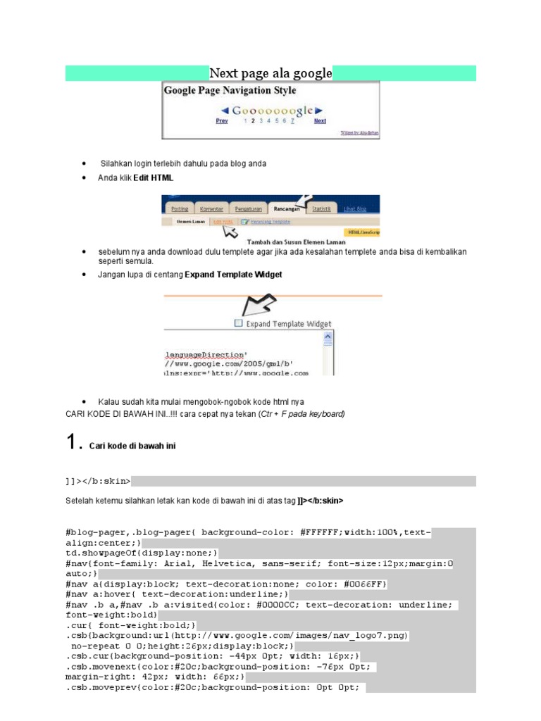 Implementasi Fungsi Next Page | PDF