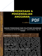 Pemeriksaan & Pengendalian Anggaran