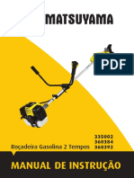 Manual completo de instruções para roçadeira a gasolina
