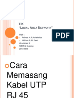 Dokumen - Tips Membuat Kabel Utp RJ 45 Lan