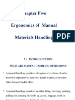 Ergonomics of Manual Materials Handling