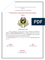 Osy Ceritificate