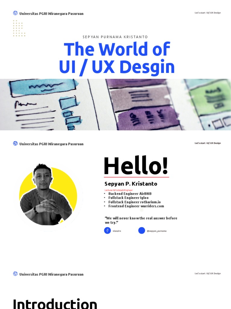 UI/UX Design Seminar Overview | PDF | Art