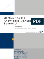 Configuring The Knowledge Management Search UI: Larry Brambrut