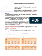 Pronumele Demonstrativ Și Adjectivul Pronominal Demonstrativ