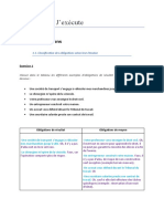 Chapitre 3: J'exécute: 1. Les Obligations