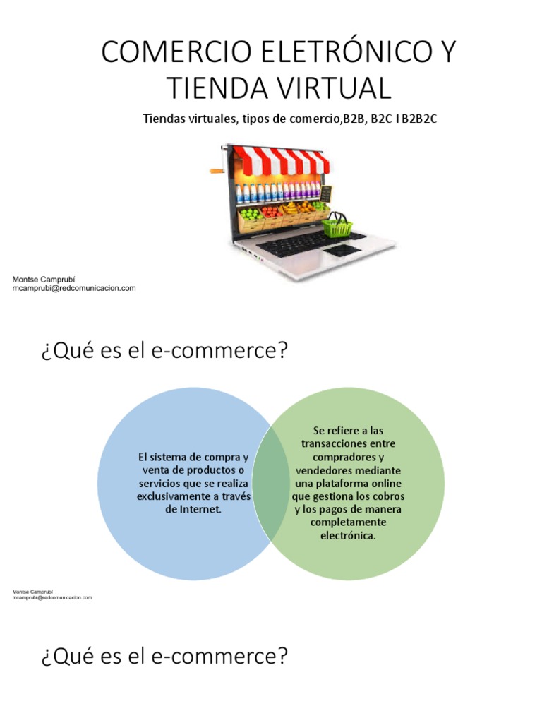 Tipos de E-commerce en 2023 | PDF | Comercio electrónico | Modelo de ...