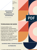 Aula DP - Política de Desenvolvimento, Implantação e Avaliação de Tecnologias