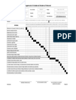Cronograma de Actividades de Residencia