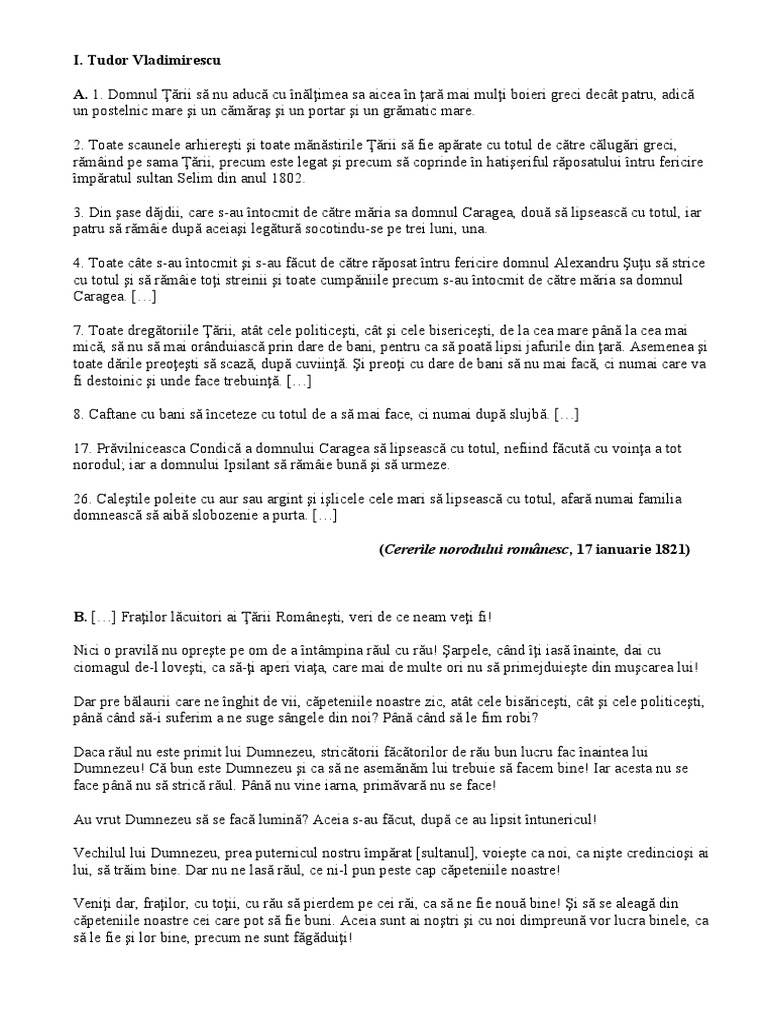Subiecte Statul Modern Roman | PDF