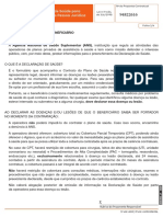 Declaração de Saúde para Beneficiários Pessoa Jurídica: N Da Proposta Contratual