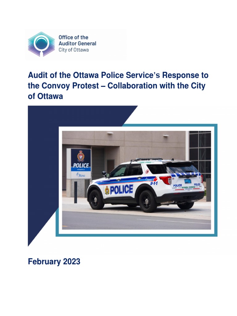 Audit of The Ottawa Police Service's Response To The Convoy Protest