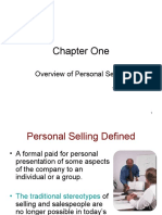 Chapter 1 Overview of Personal Selling