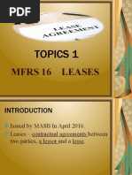 Topics 1 Mfrs 16 Lease 2023