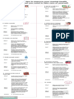 (PRINT) Mental Self-Care Cheat Sheet by Tracking Hapipness