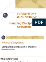 Managing Employee Complaints & Discipline