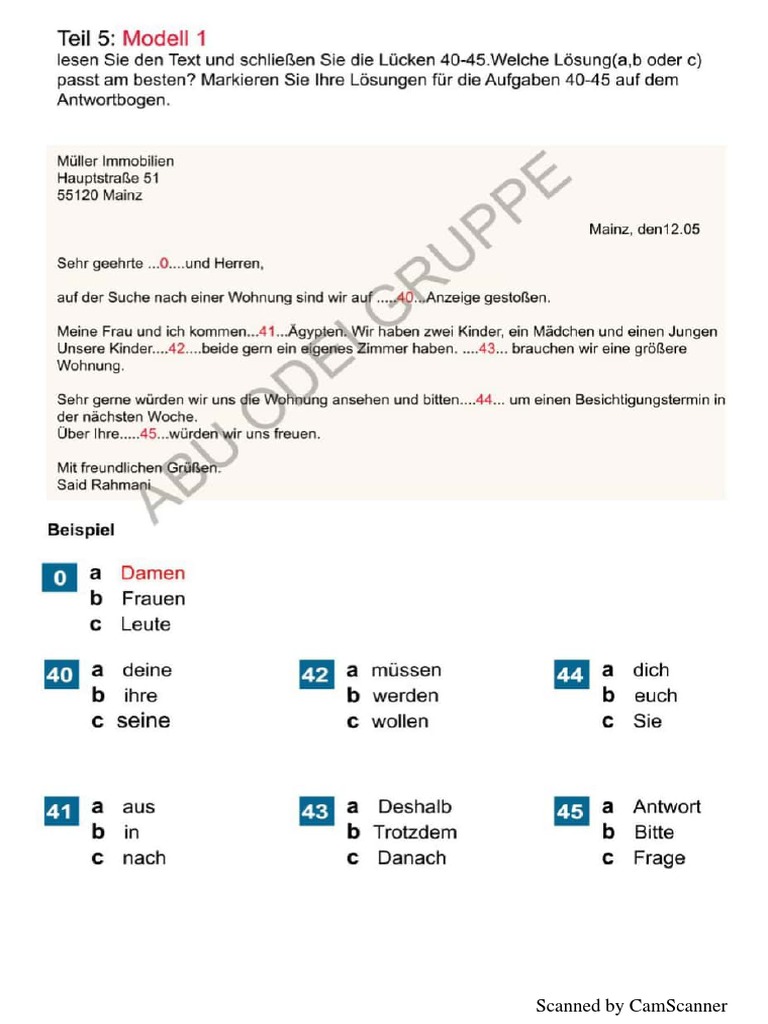 Lesen B1 40 45 Pdf