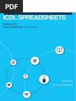 ICDL Spreadsheets 2013 5.0 - Nu-Vision High School