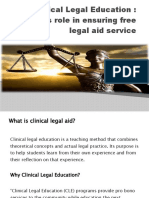 Clinical Legal Education Promotes Pro Bono Services