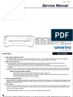 Onkyo TX-8220 Receiver SM